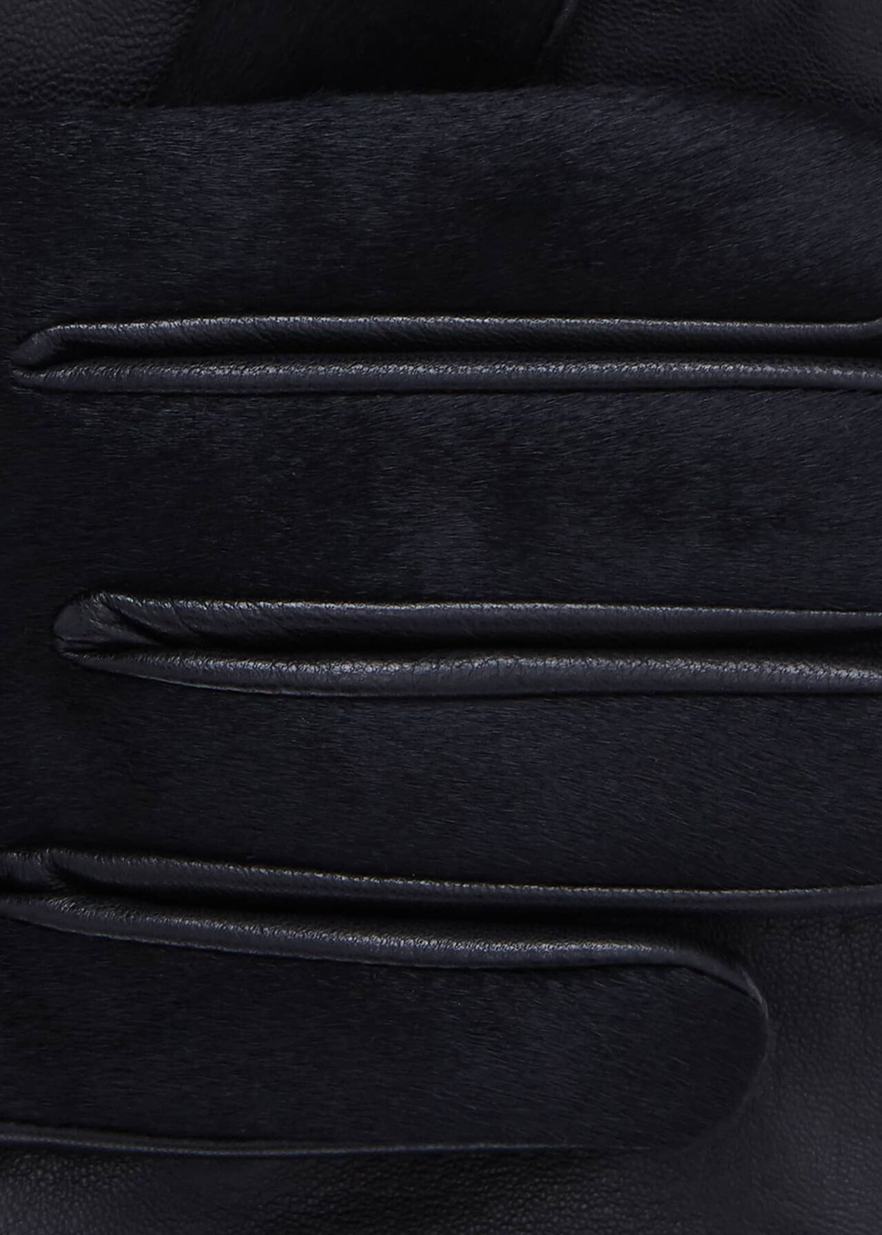 Emma Leather Glove, Black Pony, hi-res