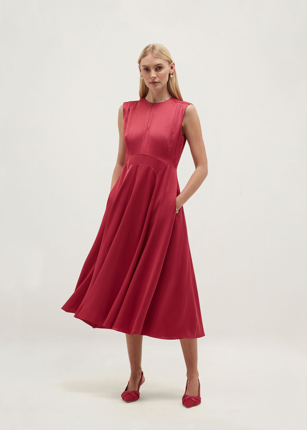 mulberry satin dress Saara dress gown by alashanghai silk studio