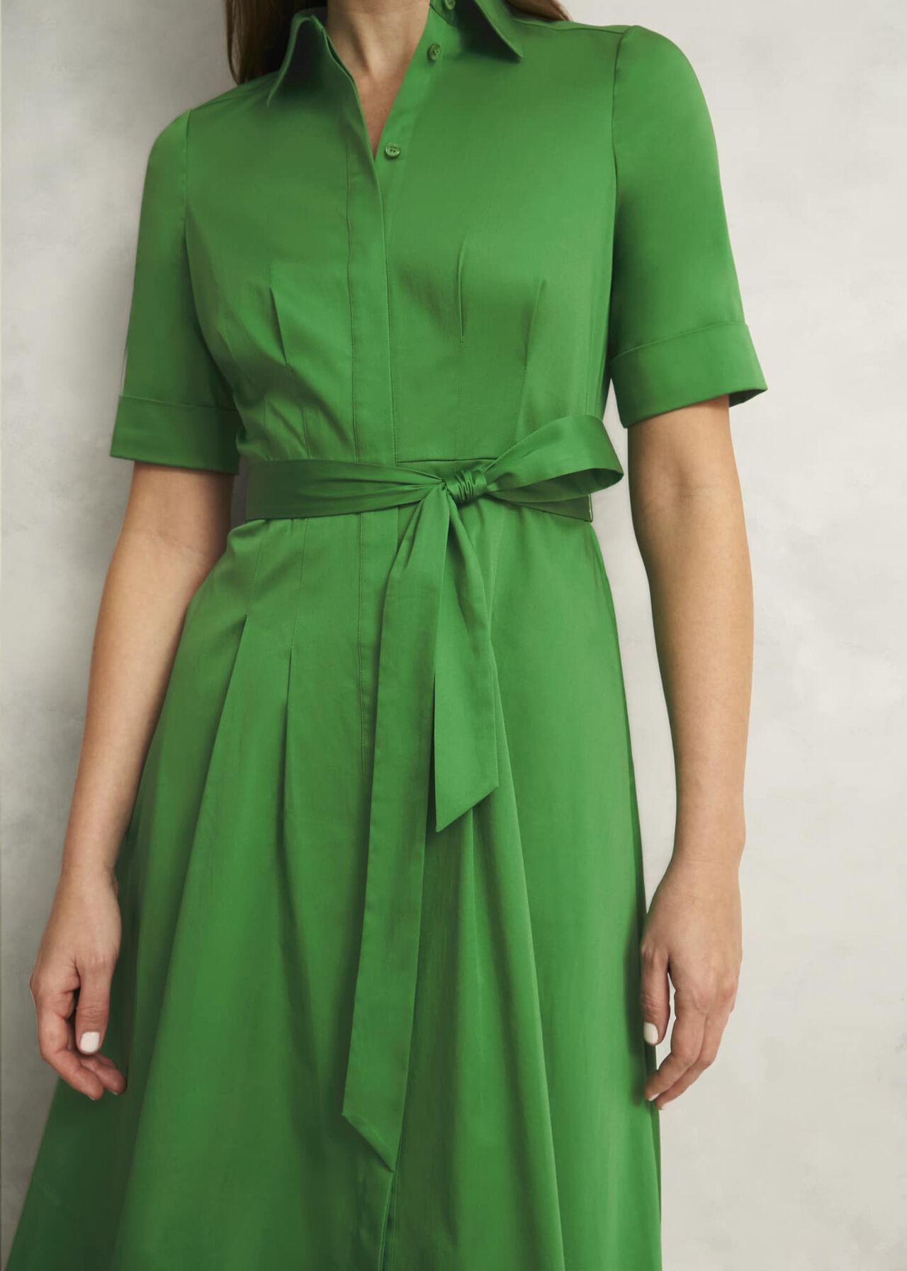 Petite Brigitta Dress, Lush Green, hi-res