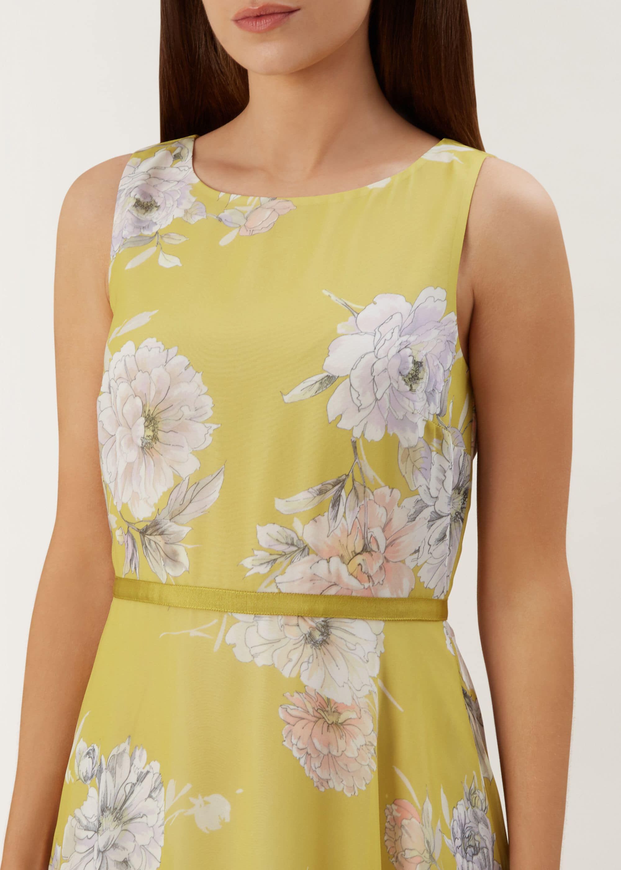 hobbs carly dress yellow