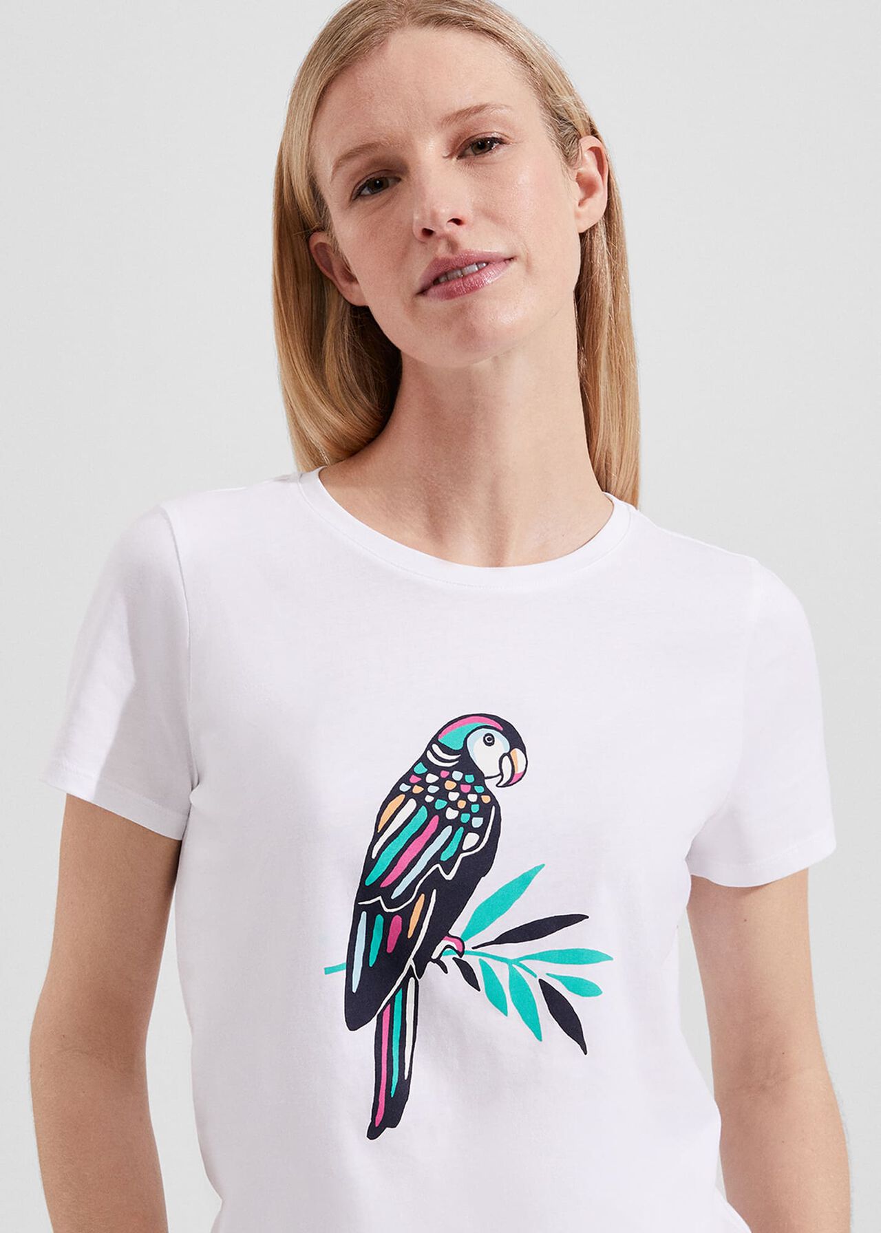 Jamie Printed T-Shirt, White Blue, hi-res