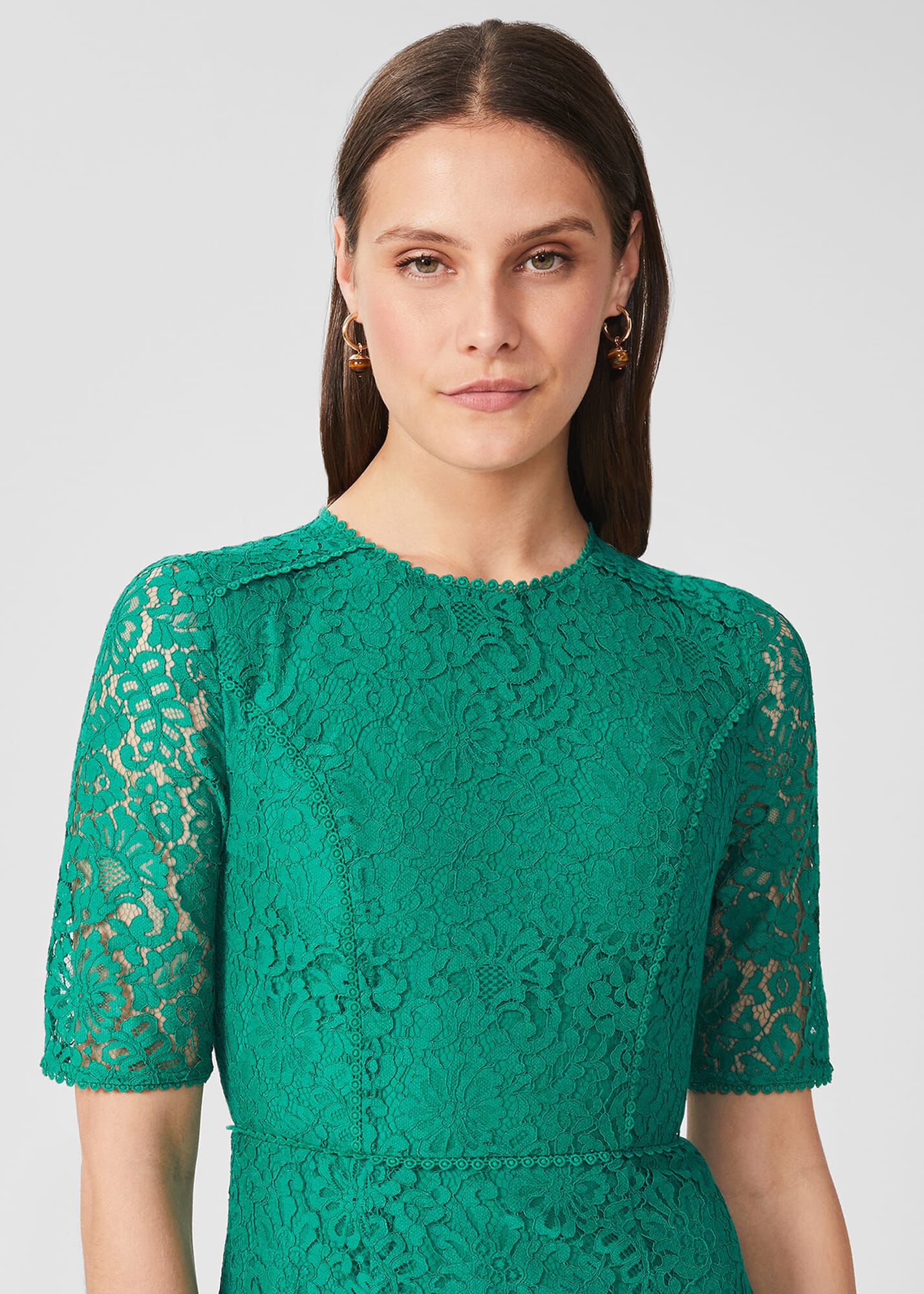 hobbs penny floral lace dress