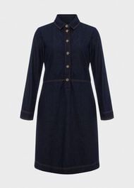 Lulu Denim Dress, Indigo, hi-res