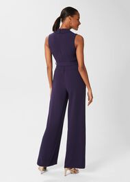 Elisa Jumpsuit, Bright Navy, hi-res