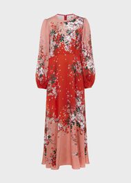 Denman Dress, Red Rose Multi, hi-res