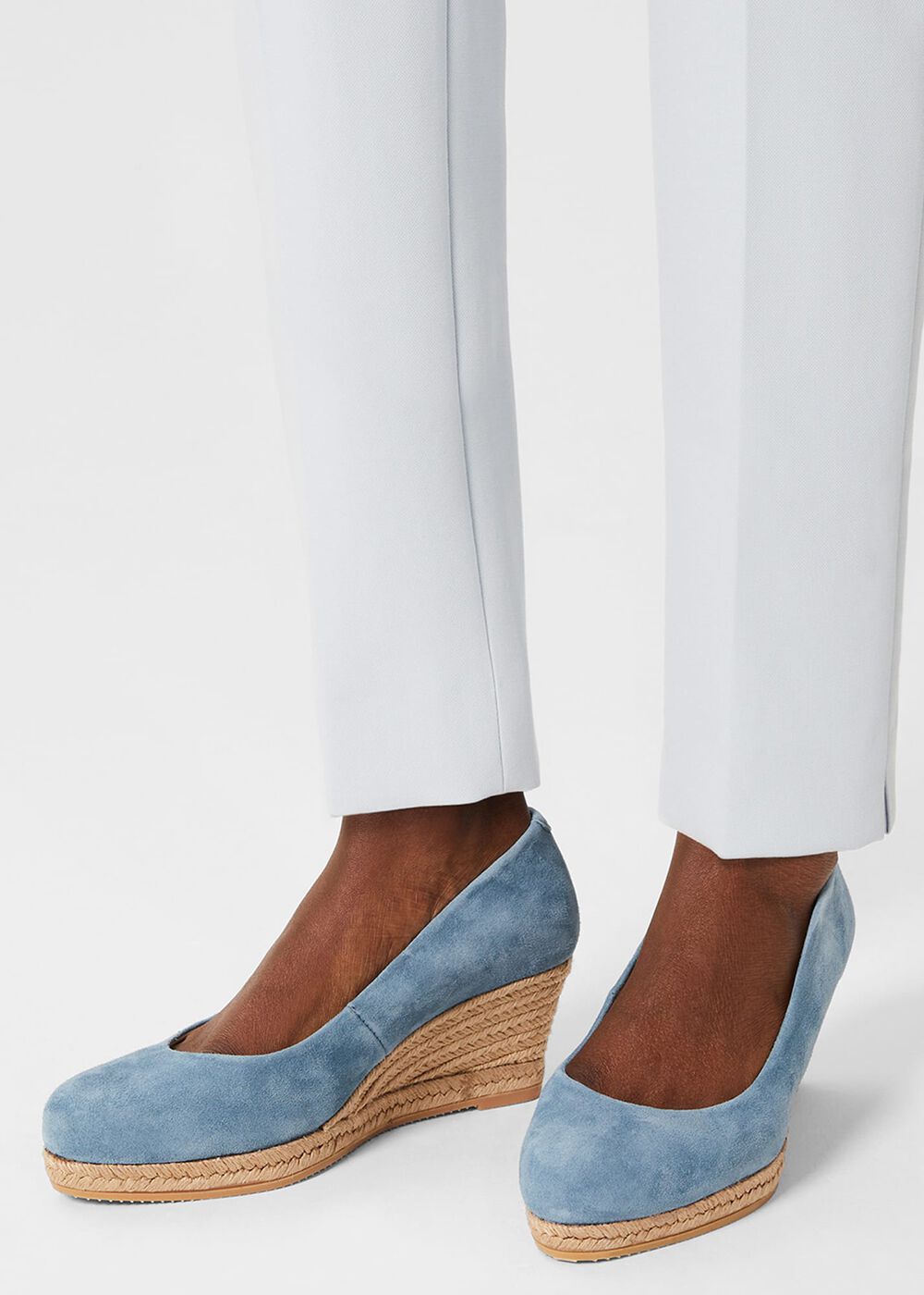 Anna Espadrille Pumps, Cornflower Blue, hi-res