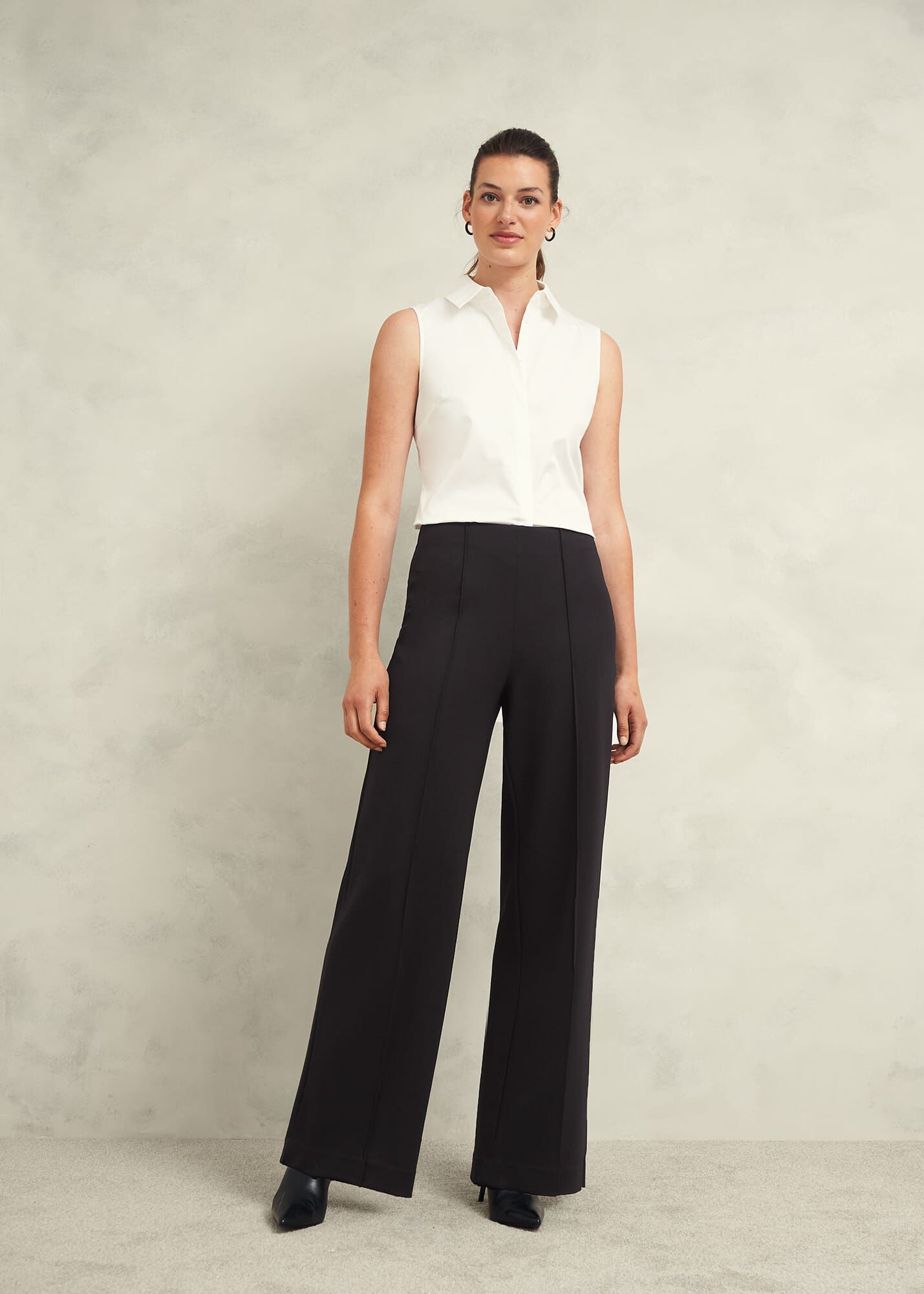 Hobbs wide leg trousers discount