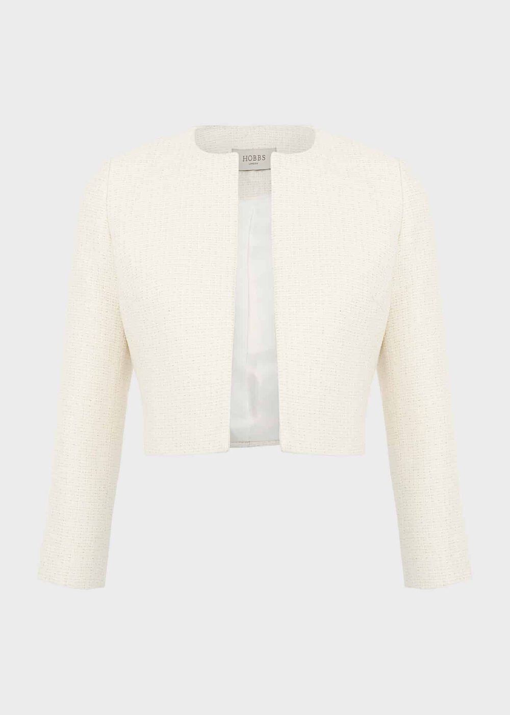 Elize Tweed Jacket, Ivory Gold, hi-res