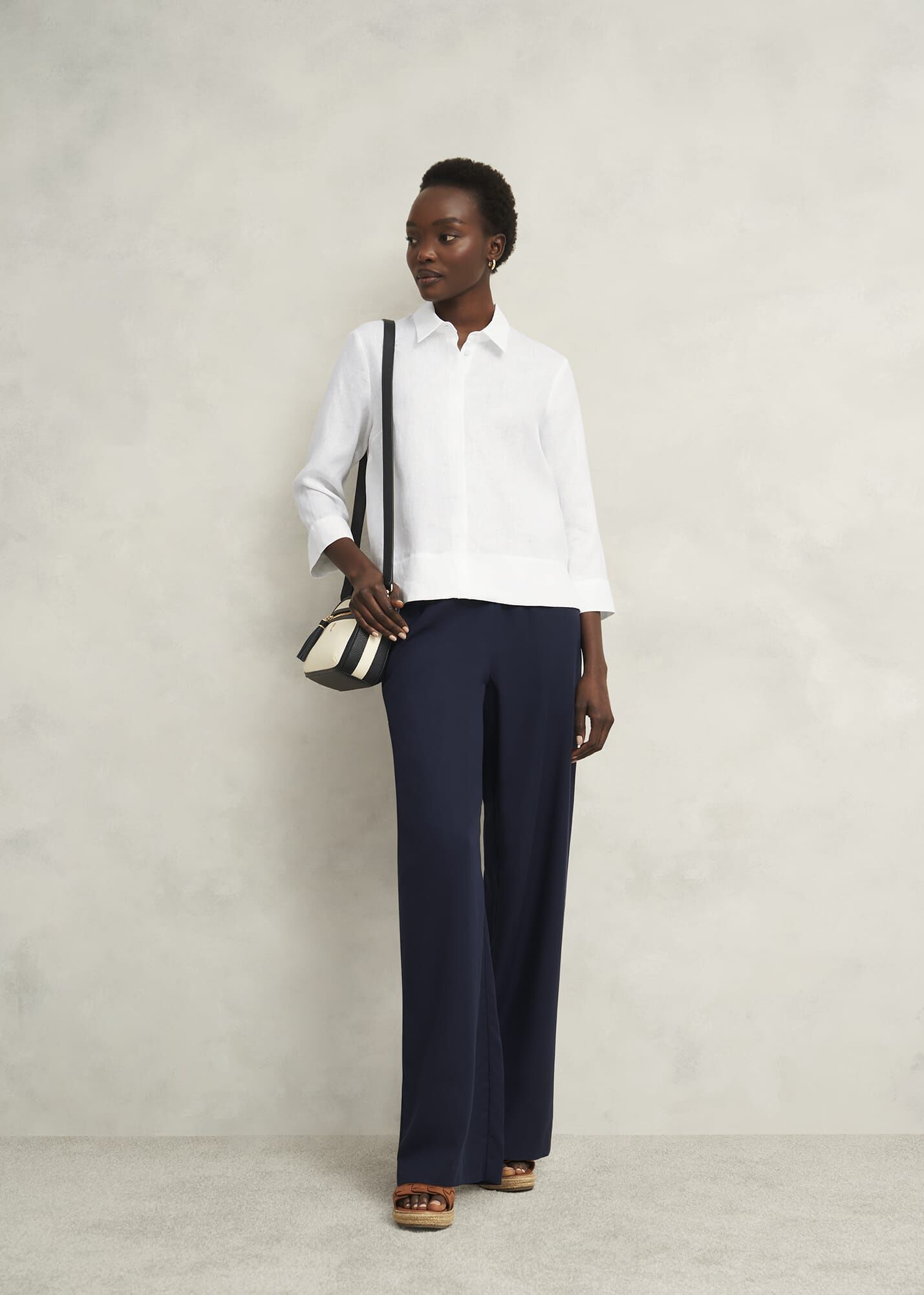 ホブズ HOBBS NITA SHIRT （WHITE） ホブズ HOBBS NITA SHIRT （WHITE） -アウトレットファッション