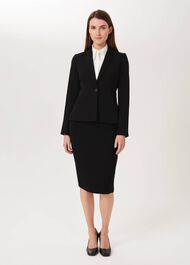 Alva Pencil Skirt, Black, hi-res