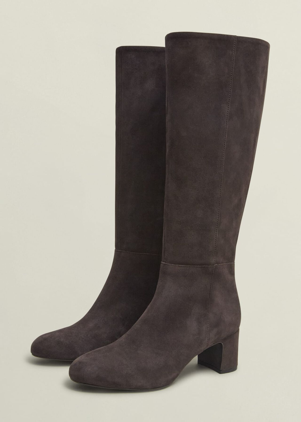 Caroline Knee Boots, Chocolate Brown, hi-res