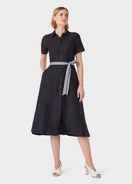 Rosaleen Midi Dress, Navy, hi-res