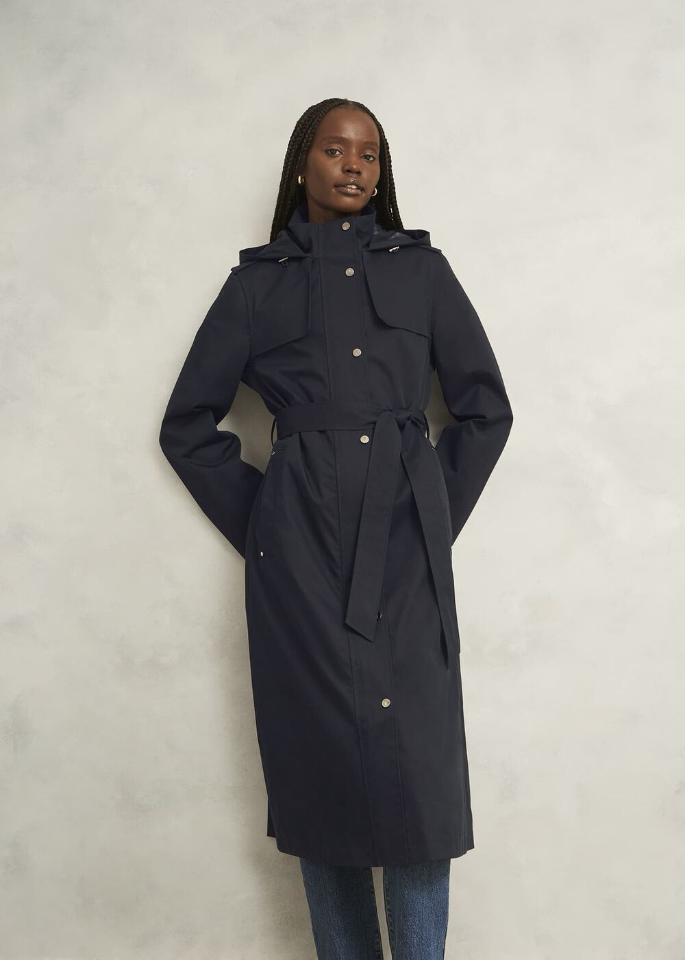 Felicia Waterproof Jacket, Navy, hi-res