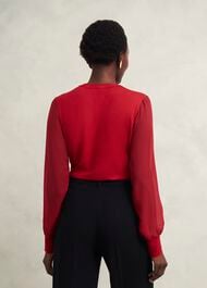 Darcey Top, Pomegranate Red, hi-res