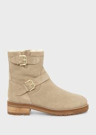 Philippa Suede Ankle Boots, Warm Camel, hi-res