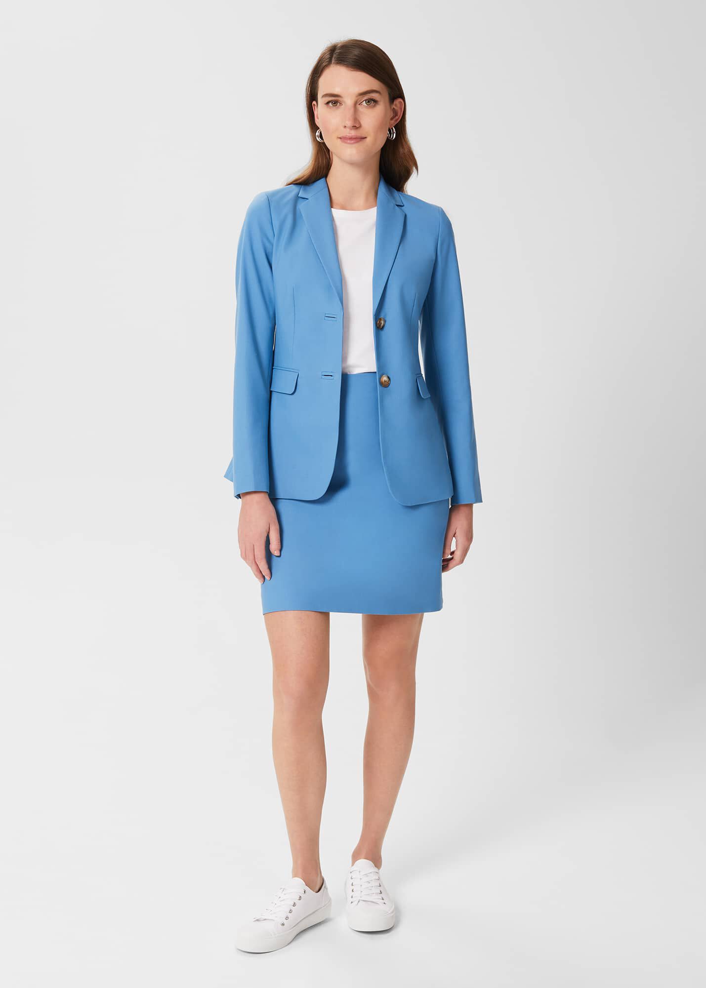 Azure blue blazer best sale