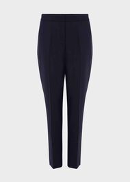 Gael Wool Blend Pants, Navy, hi-res