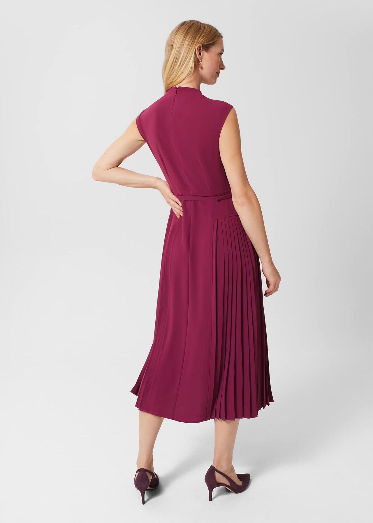 Sierra Dress, Warm Plum, hi-res