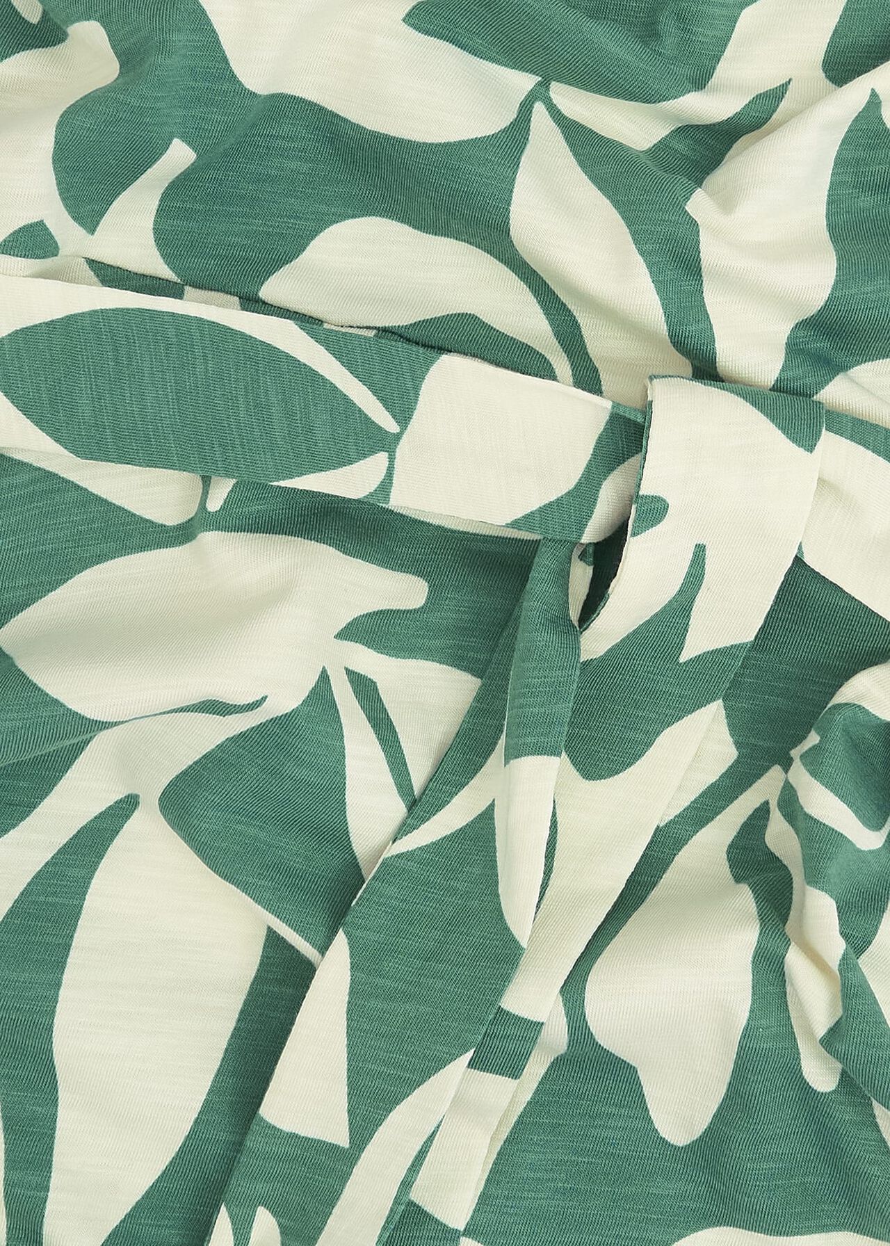 Petite Nadine Jersey Dress, Green Ivory, hi-res