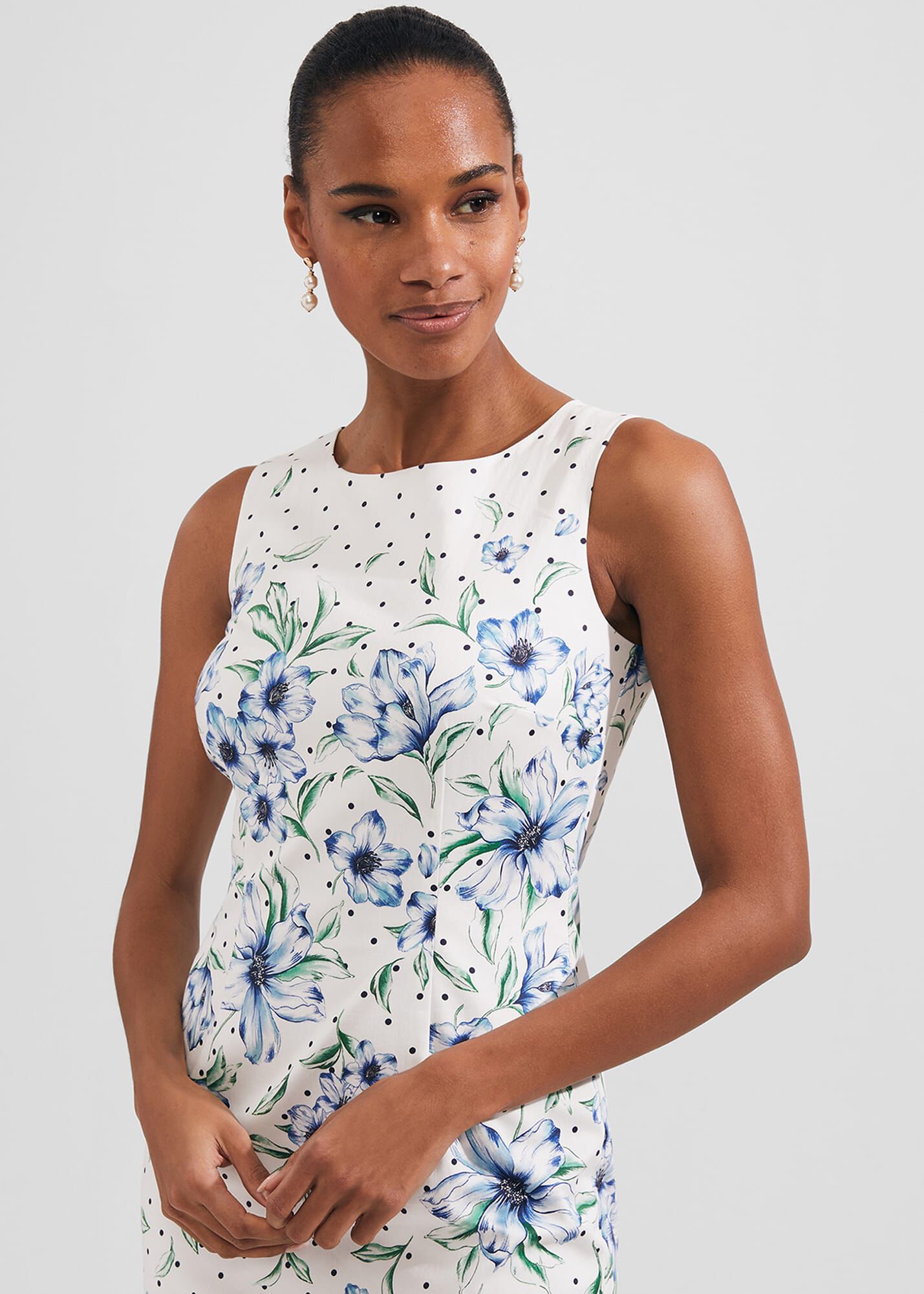 Hobbs ivory shop fiona dress