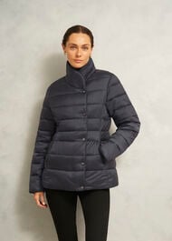 Petite Tana Puffer Coat, Charcoal, hi-res