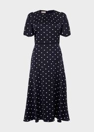 Christina Dress, Navy Ivory, hi-res