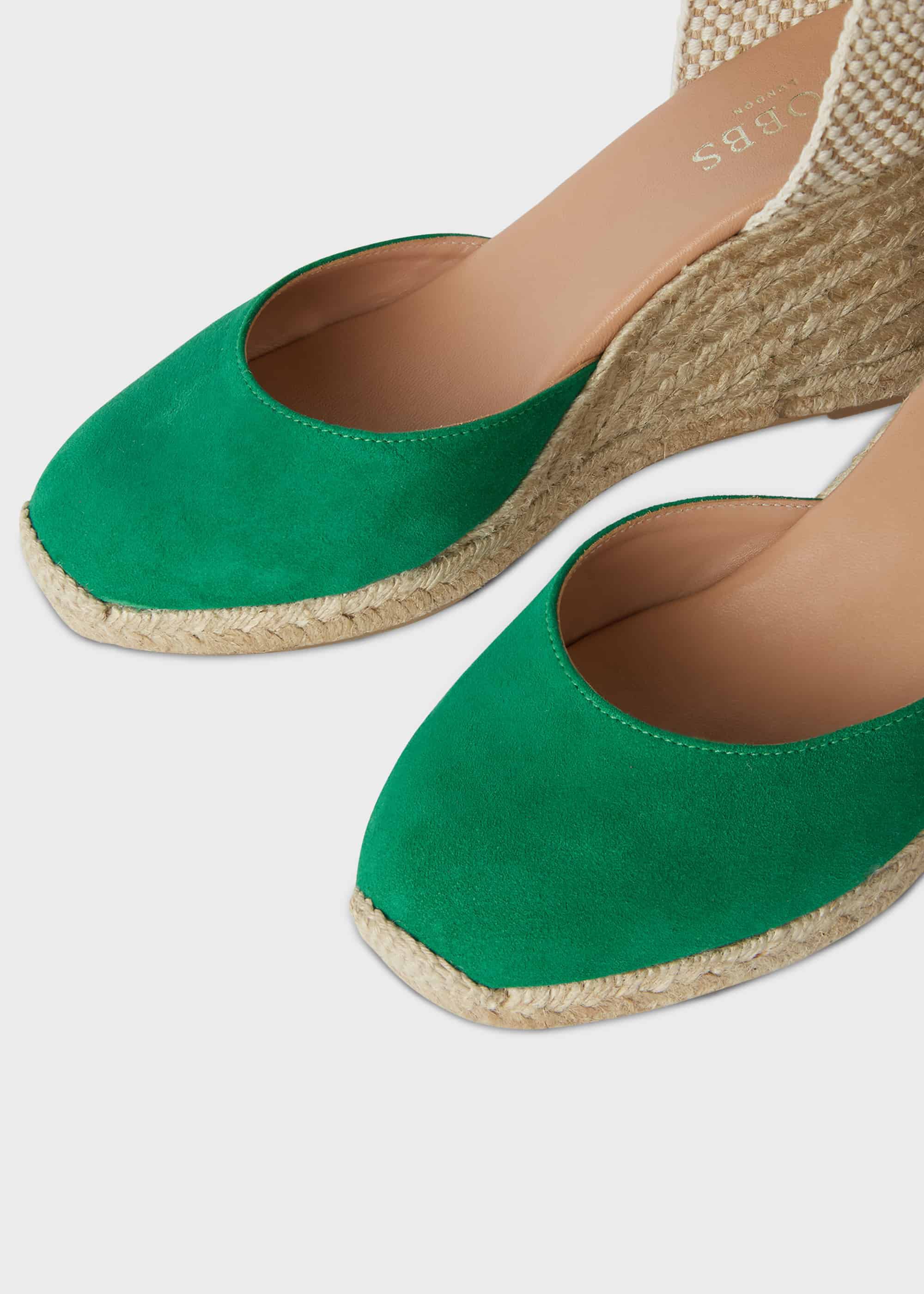 Trina Suede Wedge Espadrilles