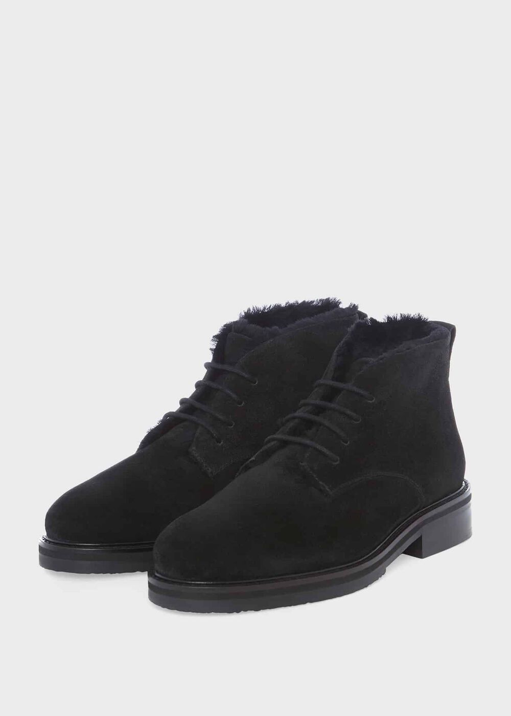 Agnes Fur Boot, Black, hi-res