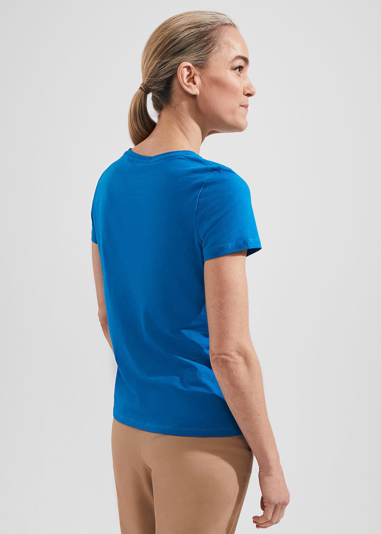 Pixie Cotton T-Shirt, Imperial Blue, hi-res