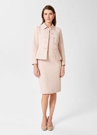Amelie Sculpting Jacket, Oyster, hi-res