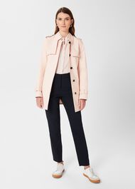 Raegan Water Resistant Mac, Pale Pink, hi-res