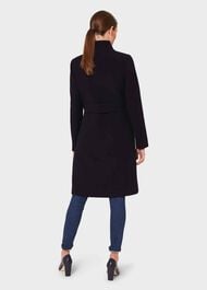 Petite Maisie Wool Blend Coat, Navy, hi-res