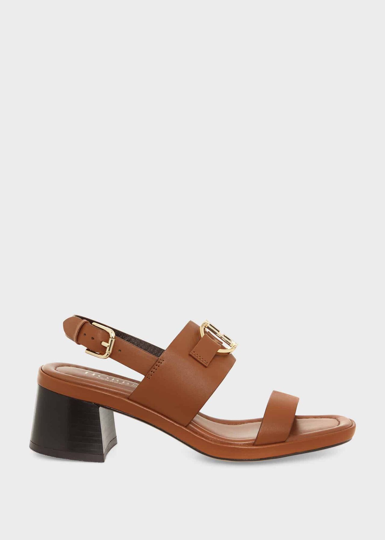 Nell Heeled Sandal, Tan, hi-res