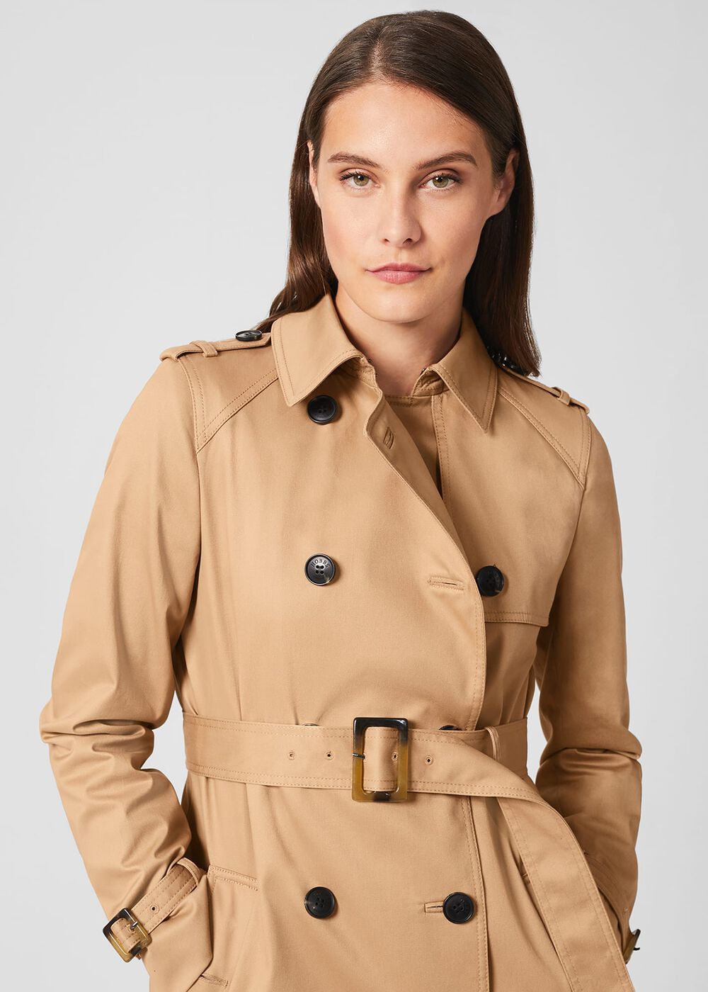 Finley Water Resistant Trench Coat, Fawn Beige, hi-res