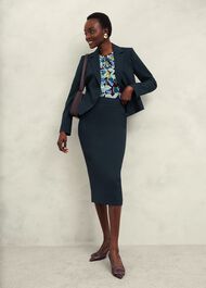 Julia Printed Top, Malbec Multi, hi-res