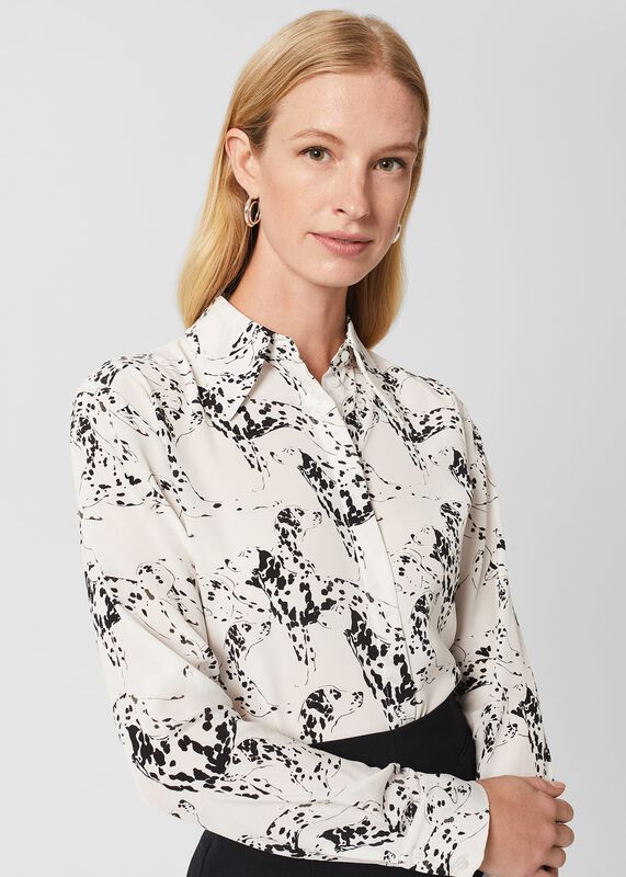 Eva Silk Printed Shirt