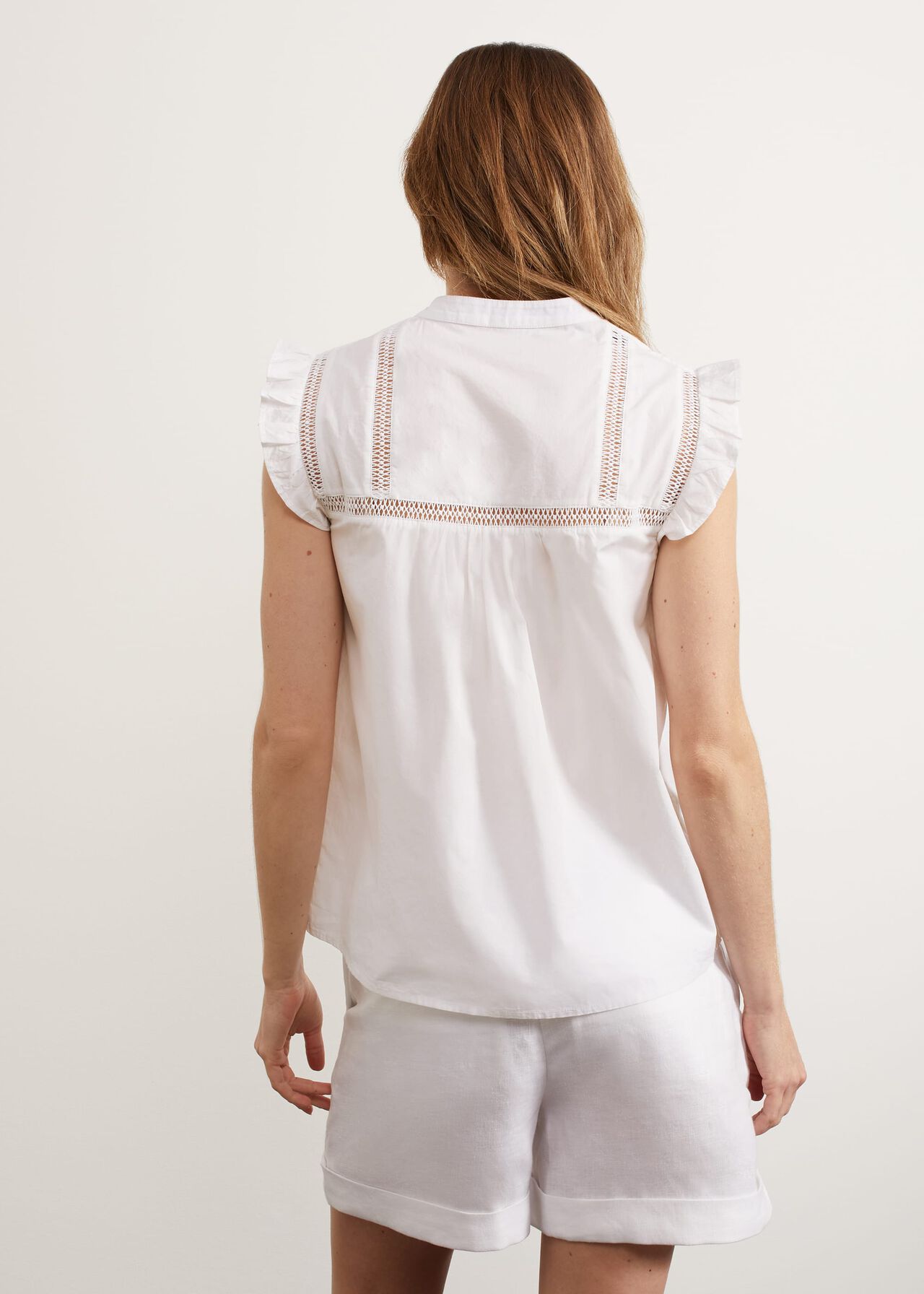 Sywell Blouse, White, hi-res