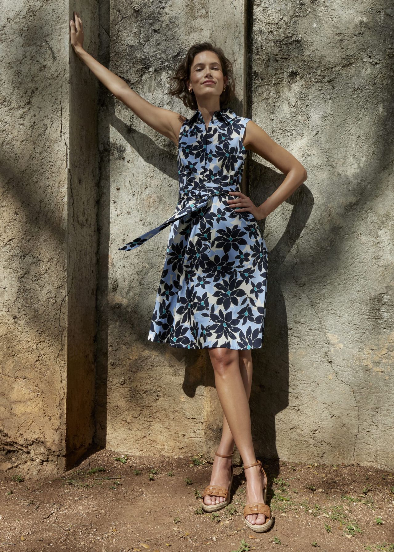 Beki Cotton Dress, Multi, hi-res