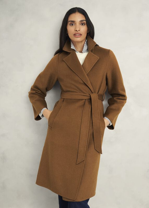 Lytham Wrap Coat With wool