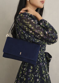 Ashley Clutch, Midnight Navy, hi-res