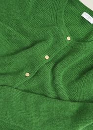 Jasmina Cardigan With Alpaca, Lush Green, hi-res
