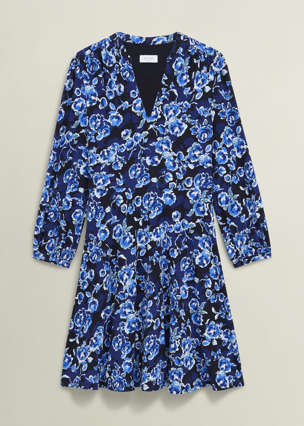 Harper Jersey Dress, Navy Multi, hi-res