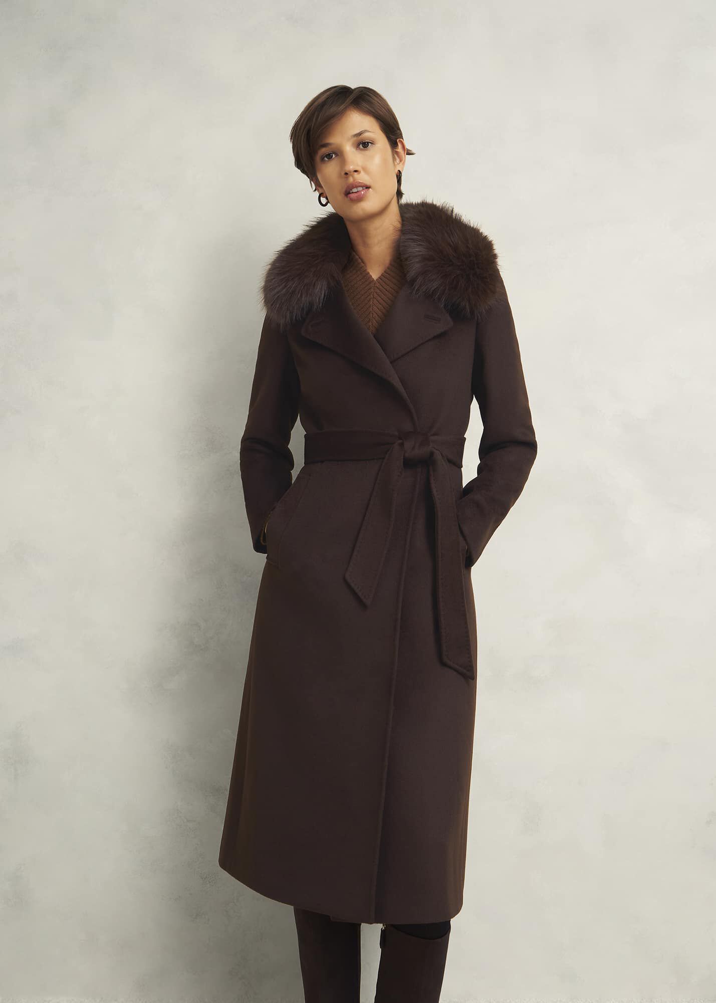 Hobbs livia puffer coat store