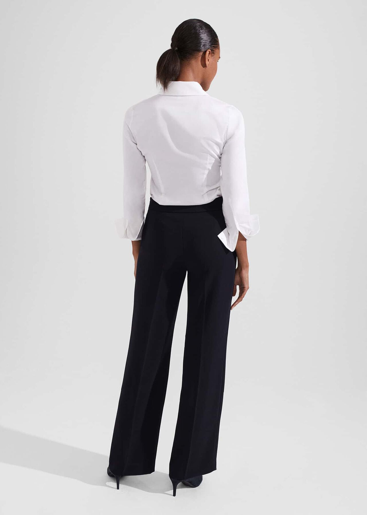 Stevie Wide Pants, Navy, hi-res