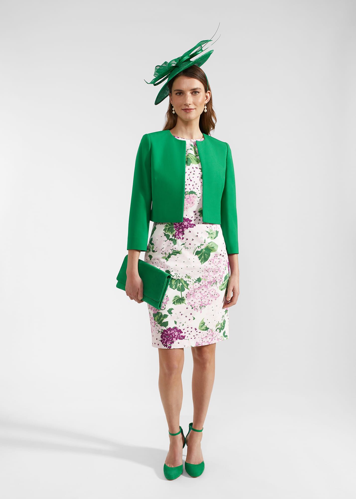 Hobbs fiona dress deals ivory multi