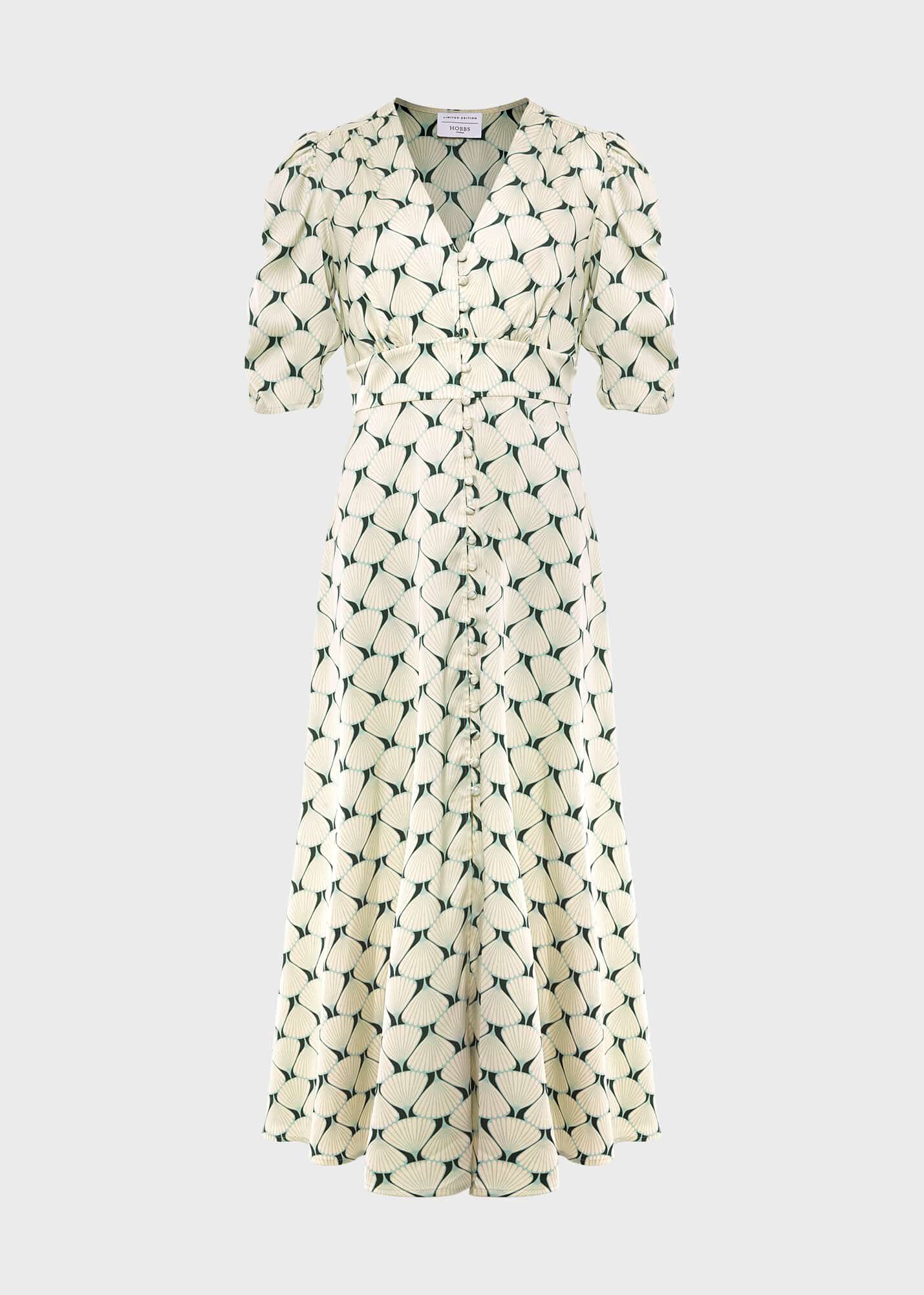 【HOBBS LONDON】エナーデール Vネック ミディドレス Ennerdale V Neck Midi Dress | Hobbs US |