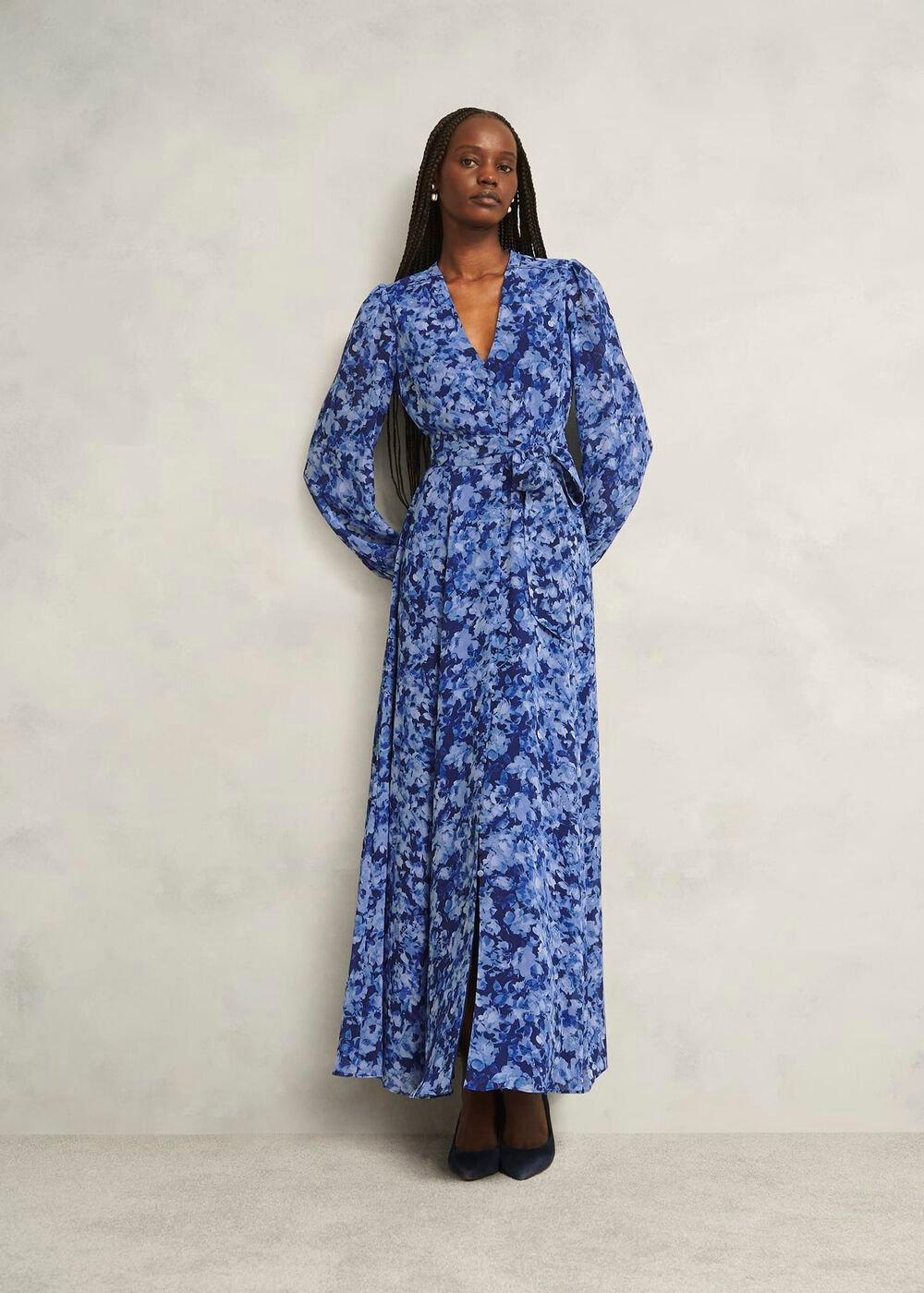 Thea Dress, Blue Multi, hi-res