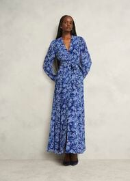 Thea Dress, Blue Multi, hi-res