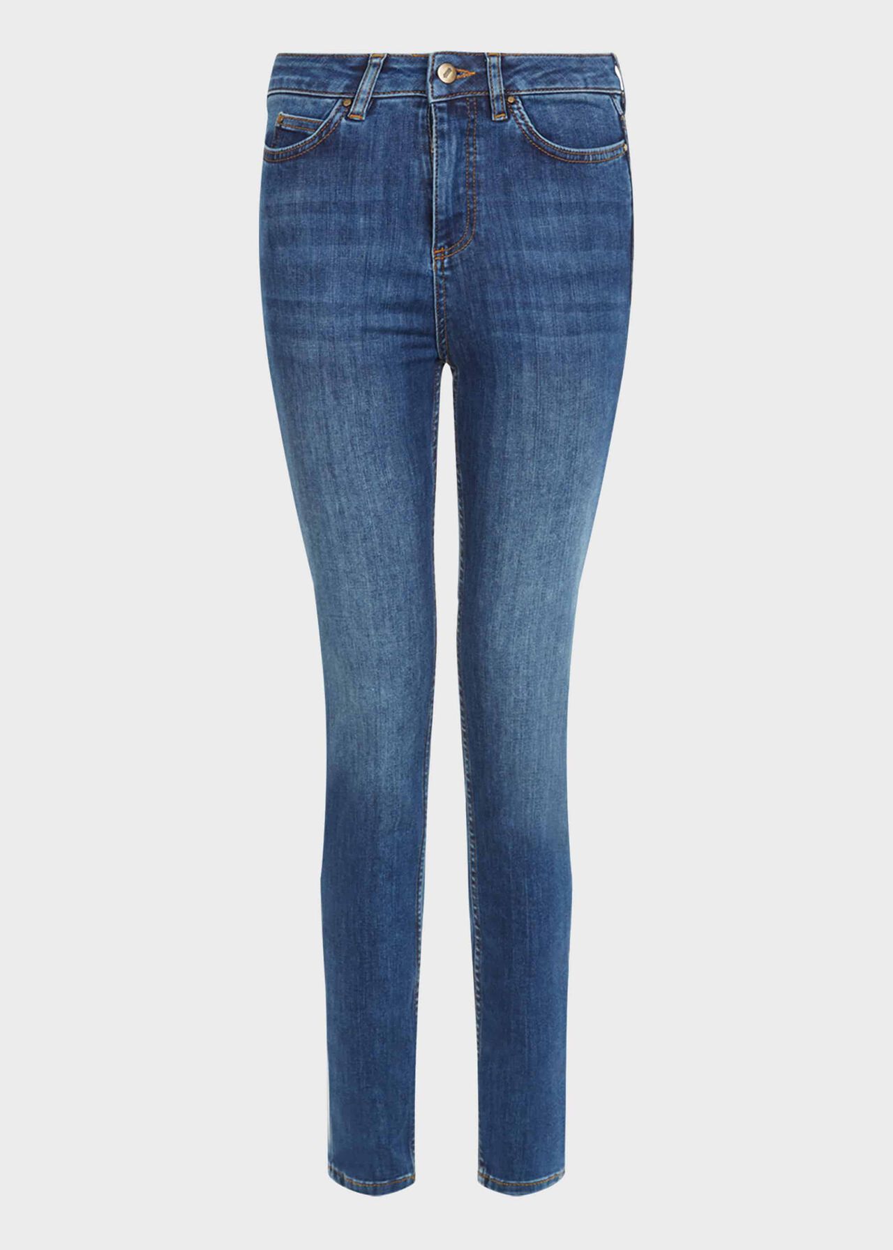 Gia Sculpting Jeans With Stretch, Mid Wash, hi-res