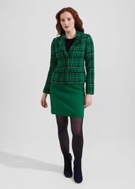 Petite Hackness Wool Jacket, Green Multi, hi-res